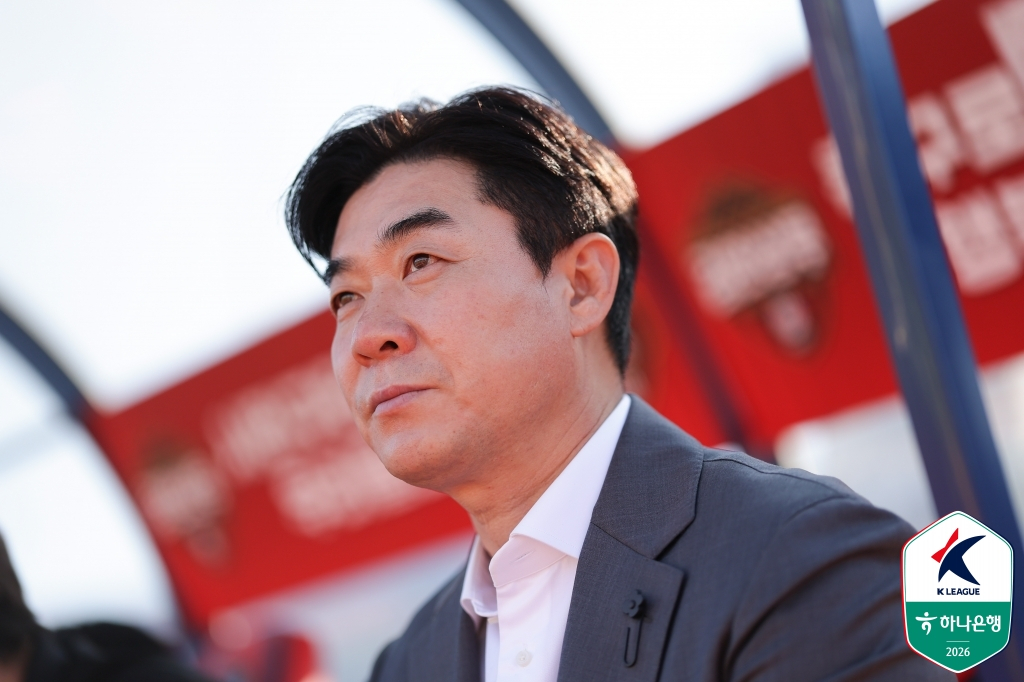 윤정환 인천 유나이티드 감독. /사진=한국프로축구연맹 제공