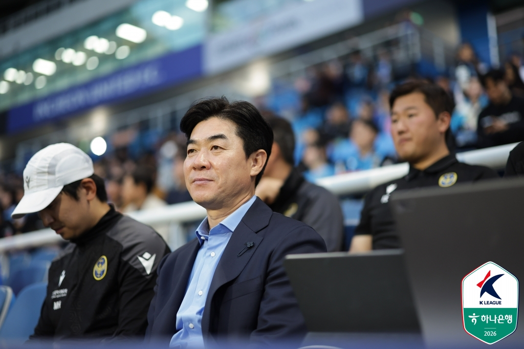 윤정환 인천 유나이티드 감독. /사진=한국프로축구연맹 제공
