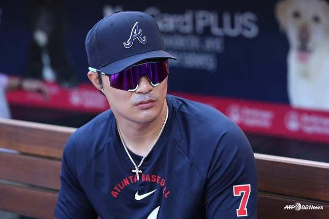 13일 2026시즌 첫 경기를 앞둔 김하성의 모습. /AFPBBNews=뉴스1
