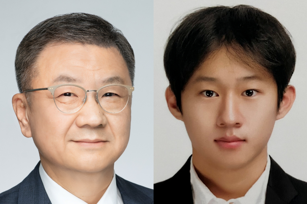 (좌측부터) DGIST 주우진 기술경영전문대학원장, 서울대학교 김규진 학부생/사진=DGIST