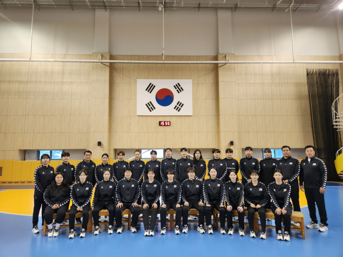 한국 여자 핸드볼 대표팀. /사진=대한핸드볼협회 제공
