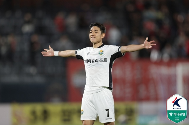 김대원. /사진=한국프로축구연맹 제공