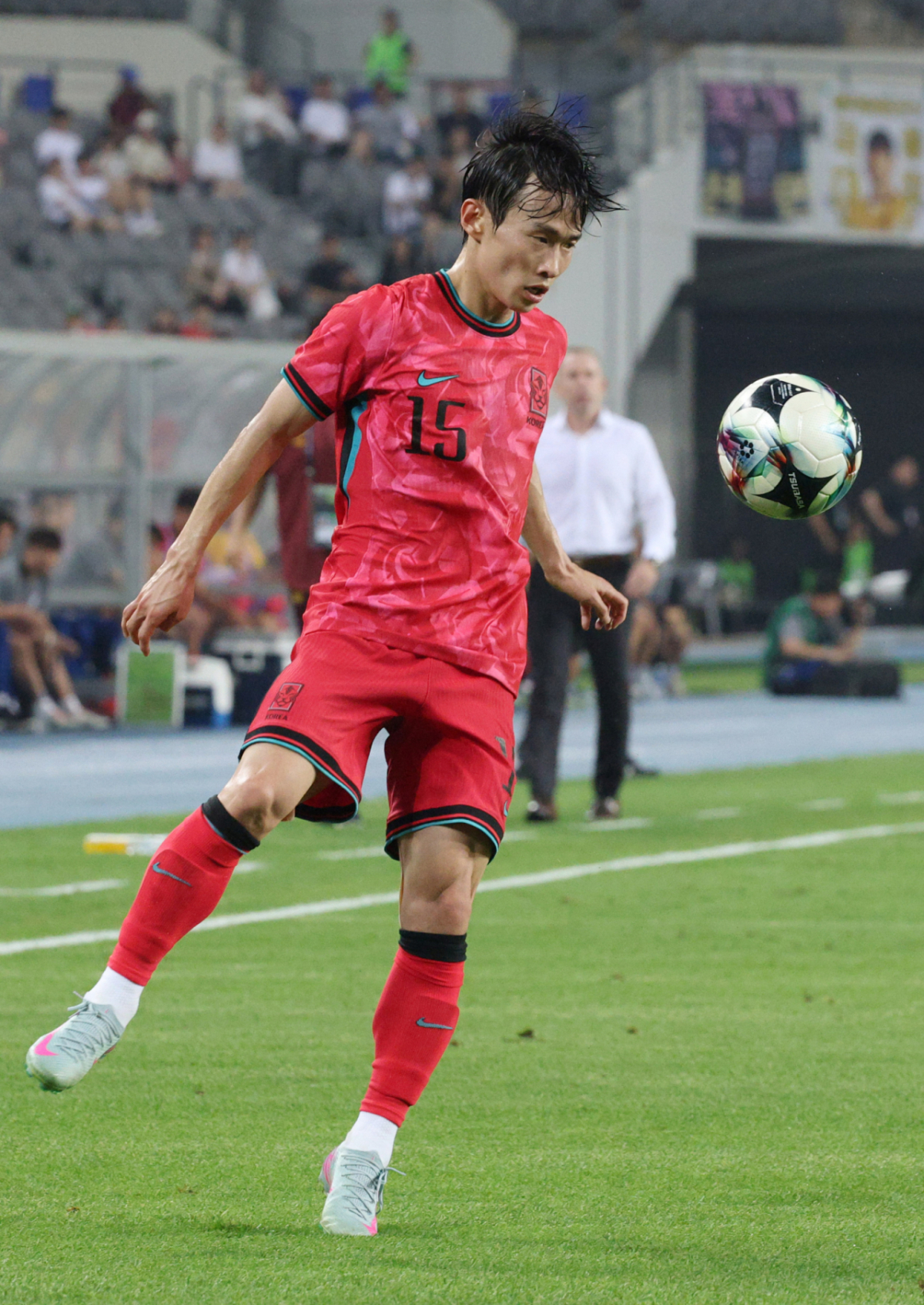 대한민국 축구 국가대표팀 윙백 김문환. /사진=김진경 대기자