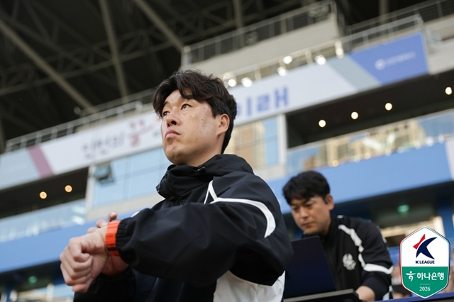 광주FC의 이정규 감독. /사진=한국프로축구연맹 제공