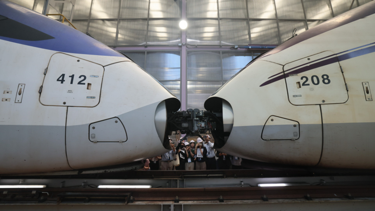 중련된 KTX-산천과 SRT/사진제공=코레일