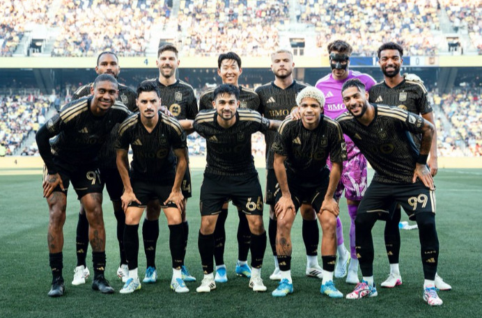 LAFC 선발 출전 선수들. /사진=LAFC 공식 SNS 갈무리