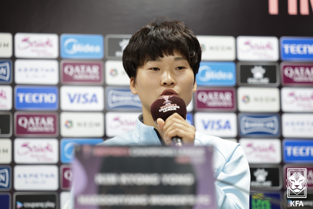 내고향여자축구단 주장 김경영. /사진=대한축구협회(KFA) 제공