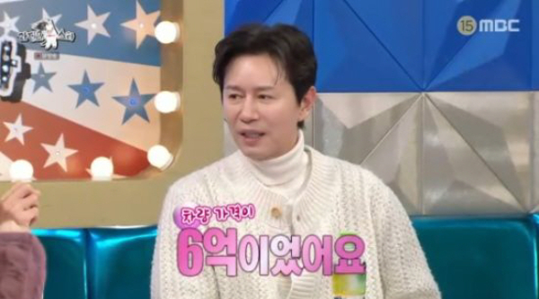 가수 MC몽(본명 신동현)이 배우 김민종에 대해 돈을 받고 롤스로이스를 타고 다니며 불법 도박에 연루됐다는 의혹을 제기한 가운데 과거 김민종의 롤스로이스 미담이 재조명되고 있다./ 사진=MBC '라디오스타' 화면 갈무리