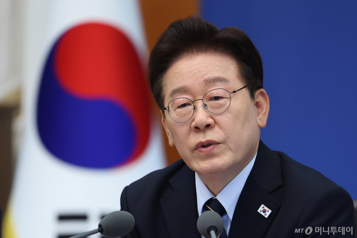 (서울=뉴스1) 허경 기자 = 이재명 대통령이 20일 청와대에서 열린 제22회 국무회의 겸 제9차 비상경제점검회의에서 발언을 하고 있다. 2026.5.20/뉴스1 Copyright © 뉴스1. All rights reserved. 무단 전재 및 재배포, AI학습 이용 금지. /사진=(서울=뉴스1) 허경 기자