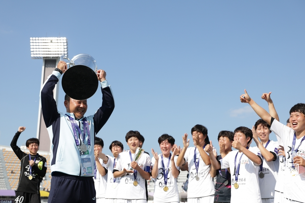 리유일 내고향 여자축구단 감독. /사진=대한축구협회 제공