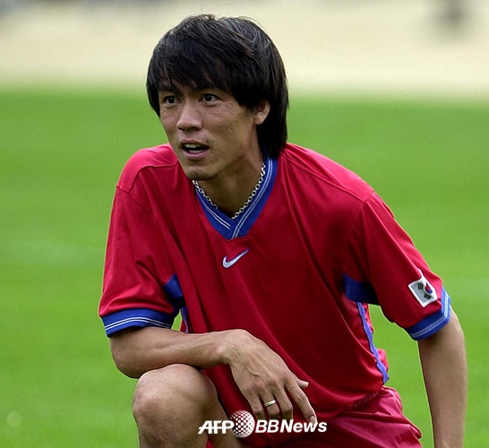 홍명보 한국 축구대표팀 감독의 선수 시절. /AFPBBNews=뉴스1