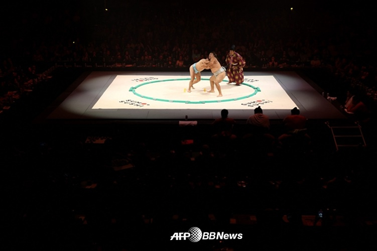 스모 경기 모습. /AFPBBNews=뉴스1