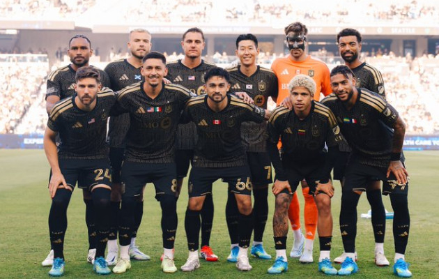 LAFC 선발 출전 선수들. /사진=LAFC 공식 SNS 갈무리