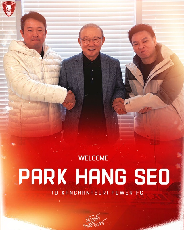 박항서 감독의 태국 칸차나부리 부임 오피셜. /사진=디제이매니지먼트 제공