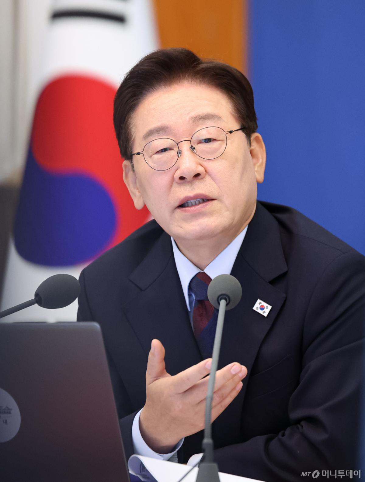 (서울=뉴스1) 허경 기자 = 이재명 대통령이 26일 청와대에서 열린 제23회 국무회의 겸 제10차 비상경제점검회의에서 발언을 하고 있다. 2026.5.26/뉴스1 Copyright © 뉴스1. All rights reserved. 무단 전재 및 재배포, AI학습 이용 금지. /사진=(서울=뉴스1) 허경 기자