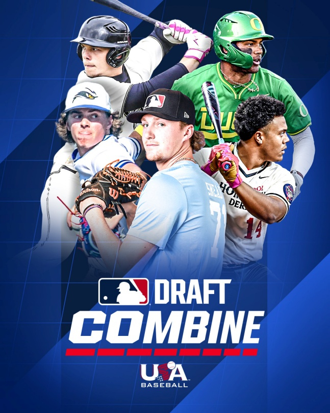 지난해 열린 MLB 드래프트 컴바인 홍보물. /사진=MLB 드래프트 공식 SNS 갈무리