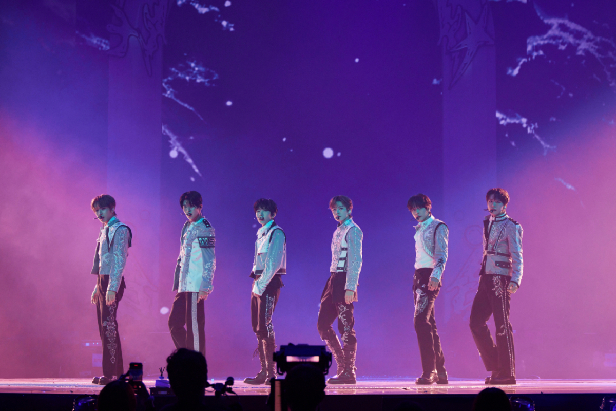 그룹 NCT WISH(엔시티 위시)가 인천 영종도 인스파이어 아레나에서 진행된 NCT WISH 1st CONCERT TOUR 'INTO THE WISH : Our WISH'에서 멋진 무대를 펼치고 있다./사진=스타뉴스