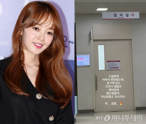 배우 김보미가 26일 자신의 인스타그램 스토리를 통해 간호사들을 저격하는 발언을 했다. /사진=머니투데이 사진 DB, 김보미 인스타그램