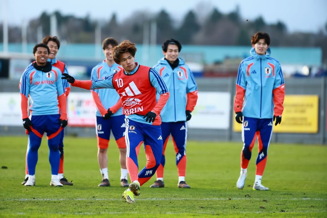 일본 축구 대표팀 공격수 시오가이 겐토. /사진=시오가이 SNS 캡처