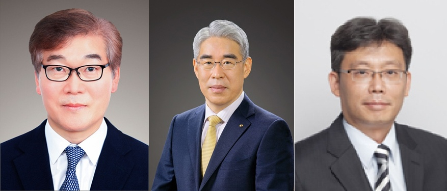 임규준 전 흥국화재 대표(왼쪽부터) 김기환 전 KB손해보험 대표, 김범준 전 금융감독원 부원장보