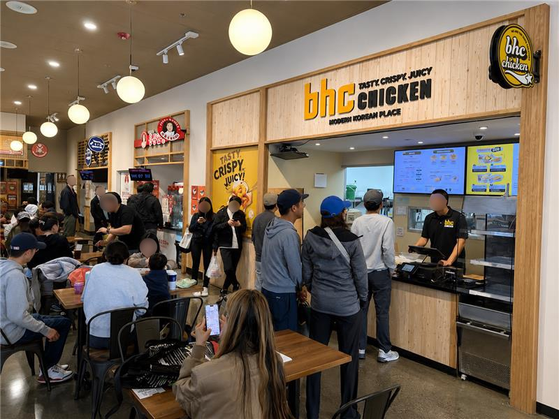 bhc, 미국 H마트 샌프란시스코 지점 매장 전경./사진제공=bhc