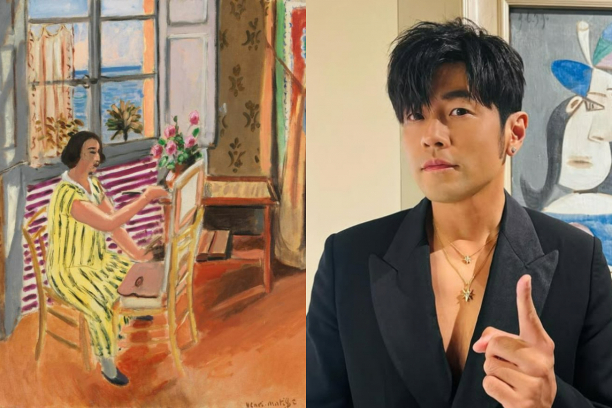 사진은 왼쪽부터 한화 319억원에 낙찰된 마티스의 1924년작 ‘La Séance du Matin’, 대만의 가수 겸 배우 주걸륜. /사진=뉴시스, 주걸륜 인스타그램 캡처