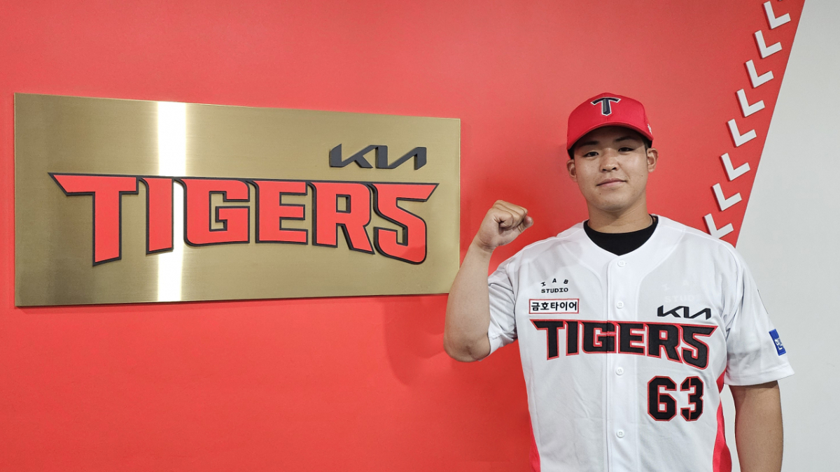 KIA 타이거즈 시라카와. /사진=KIA 타이거즈 제공