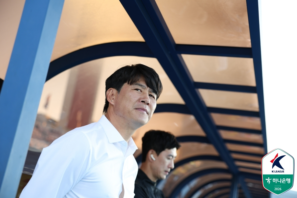 박건하 수원FC 감독. /사진=한국프로축구연맹 제공
