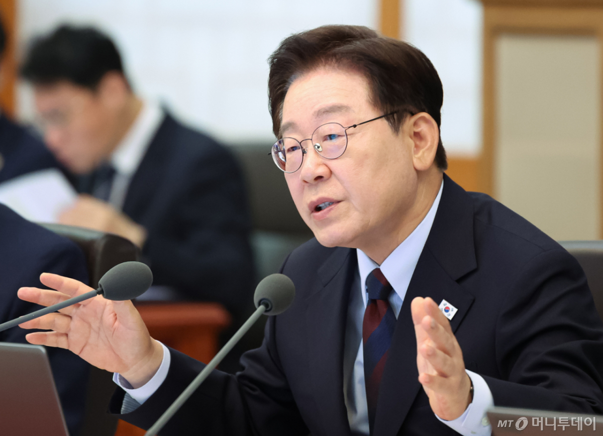 (서울=뉴스1) 허경 기자 = 이재명 대통령이 26일 청와대에서 열린 제23회 국무회의 겸 제10차 비상경제점검회의에서 발언을 하고 있다. 2026.5.26/뉴스1 Copyright © 뉴스1. All rights reserved. 무단 전재 및 재배포, AI학습 이용 금지. /사진=(서울=뉴스1) 허경 기자