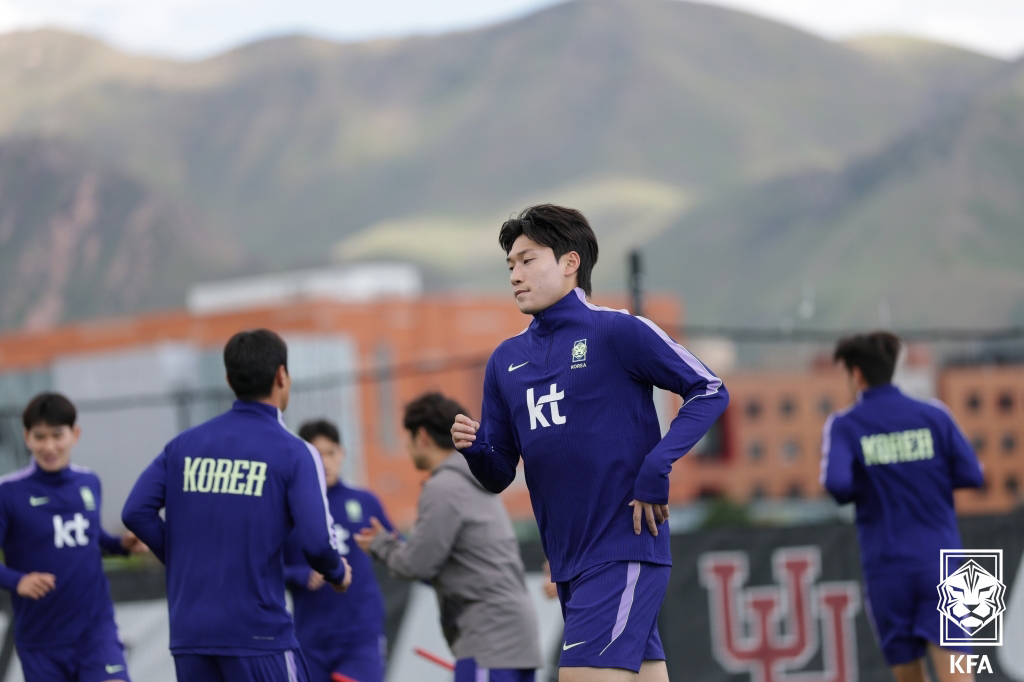 지난 5월 31일 트리니다드토바고와의 평가전에서 부상을 당했던 배준호(사진). 다행히 큰 부상을 피해 월드컵에 동행할 수 있게 됐다. /사진=대한축구협회 제공