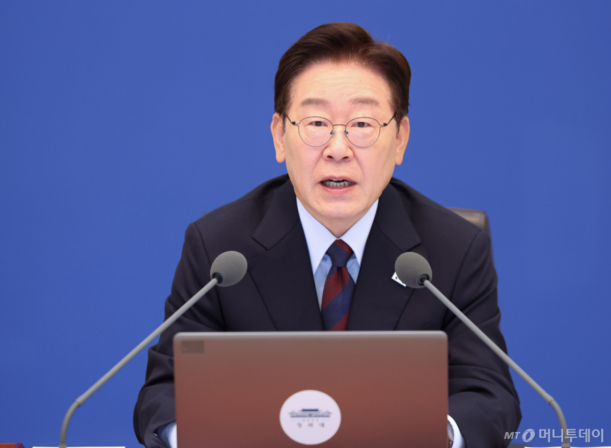 (서울=뉴스1) 허경 기자 = 이재명 대통령이 26일 청와대에서 열린 제23회 국무회의 겸 제10차 비상경제점검회의에서 발언을 하고 있다. 2026.5.26/뉴스1 Copyright © 뉴스1. All rights reserved. 무단 전재 및 재배포, AI학습 이용 금지. /사진=(서울=뉴스1) 허경 기자