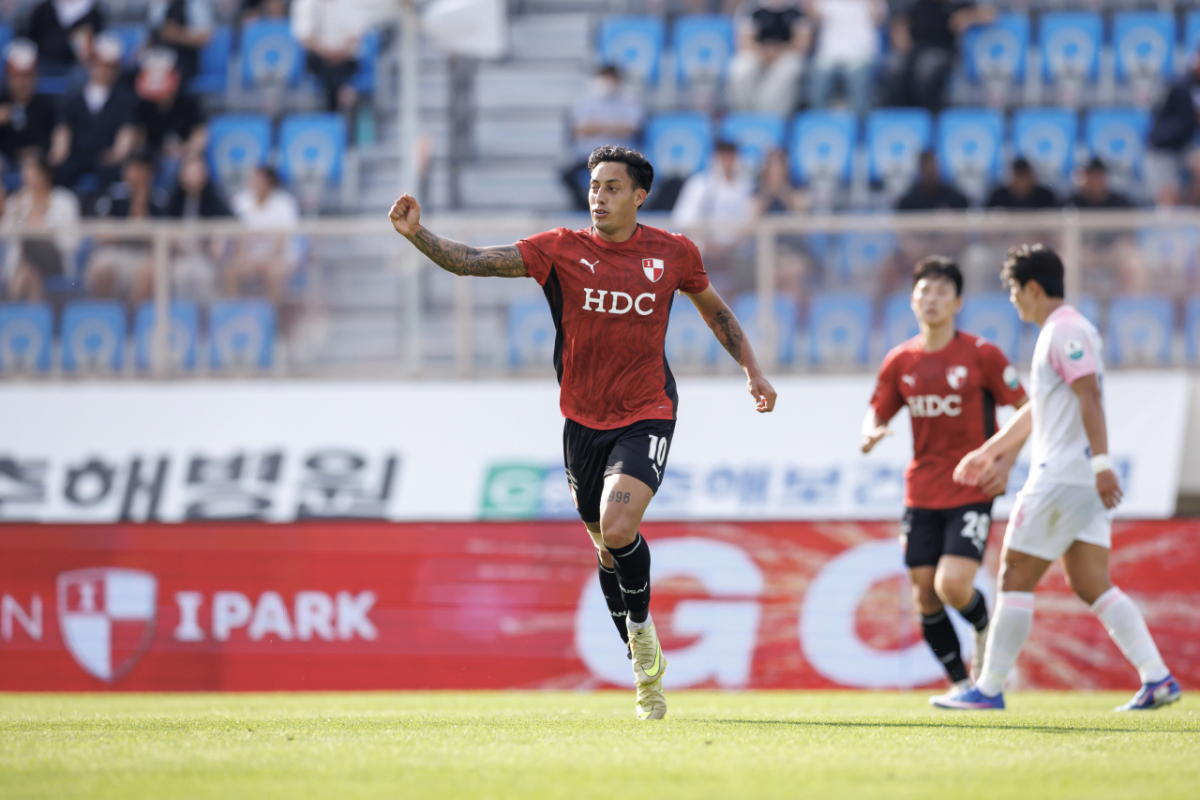 부산 아이파크 가브리엘. /사진=한국프로축구연맹 제공