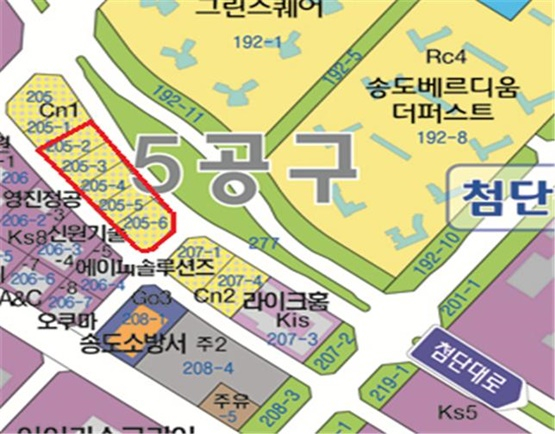 토지위치도./사진제공=인천경제청