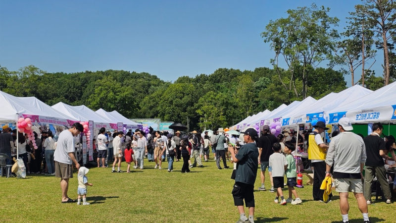 '제4회 평택시 청소년의 날' 행사장에 마련한 부스 모습./사진제공=평택시