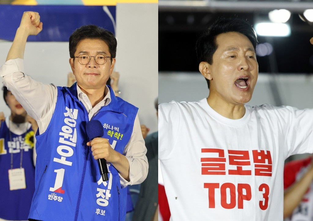 정원오 더불어민주당 서울시장 후보와 오세훈 국민의힘 서울시장 후보 모습. /사진=뉴스1, 뉴시스
