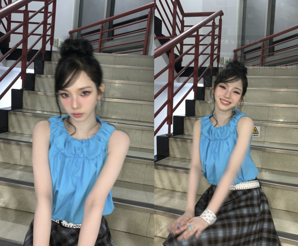 그룹 에스파 카리나(본명 유지민)가 지방선거를 하루 앞두고 SNS(소셜미디어)에 올렸던 사진이 화제다. /사진=카리나 SNS