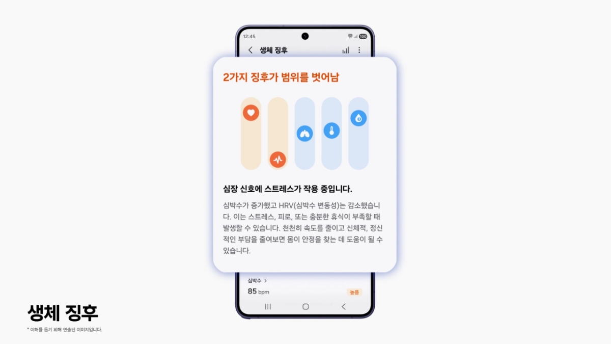 갤럭시 워치 차세대 헬스 기능 /사진제공=삼성전자