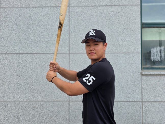 광주일고 포수이자 주장 김선빈이 2일 광주일고에서 스타뉴스와 만나 인터뷰했다. /사진=김동윤 기자
