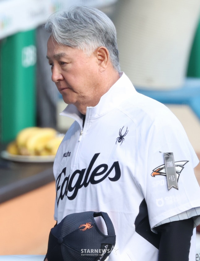 김경문 한화 감독. /사진=스타뉴스