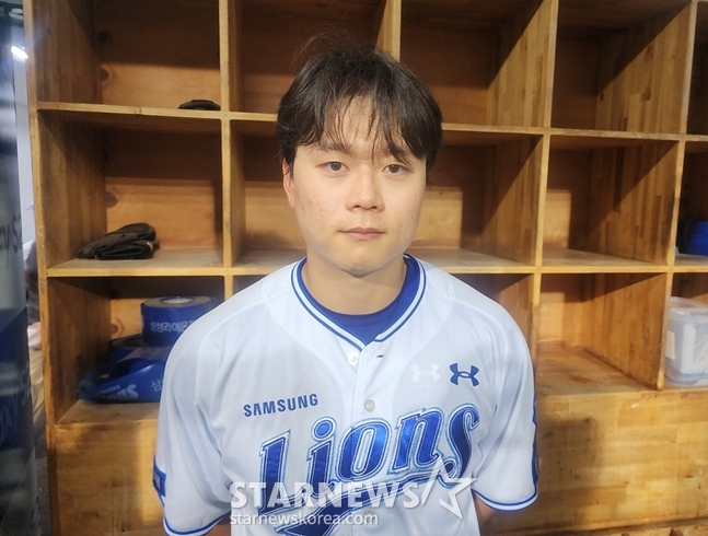 2일 경기를 마친 박승규. /사진=박수진 기자
