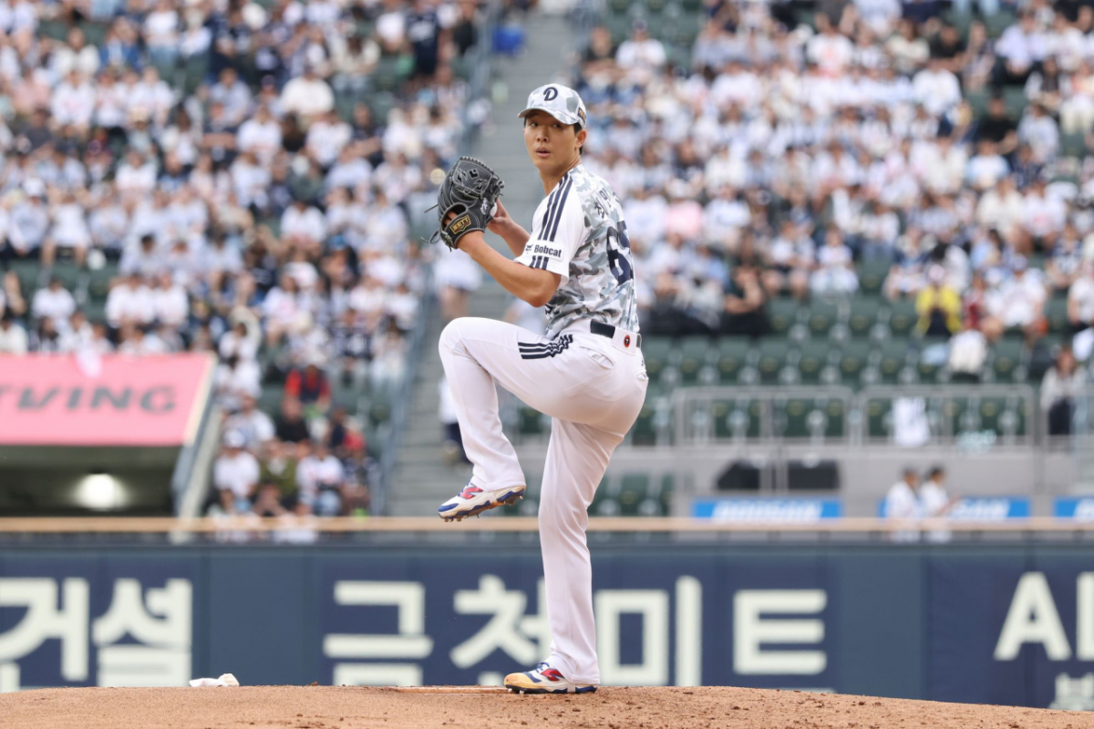 두산 베어스 투수 최민석. /사진=두산 베어스 제공