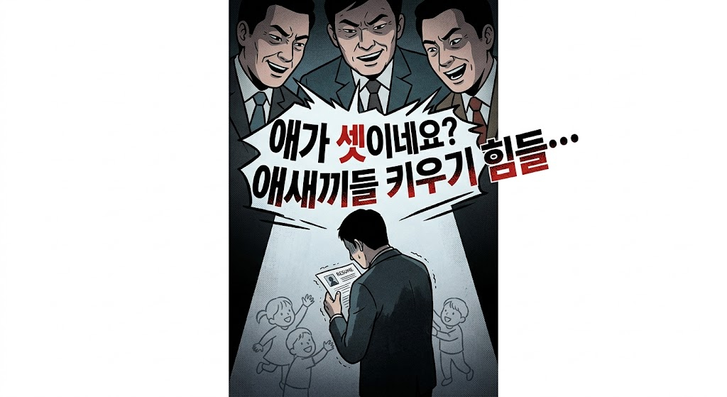 구글 제미나이가 그린 41세 입사 지원자의 면접 상황