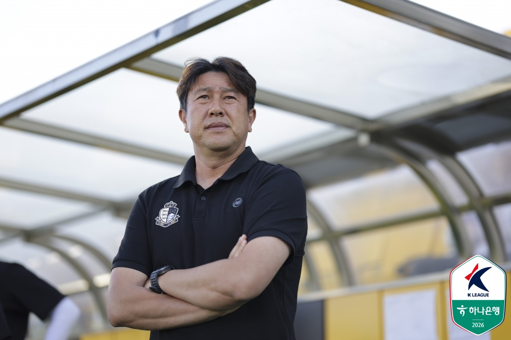 김도균 서울이랜드 감독. /사진=한국프로축구연맹 제공