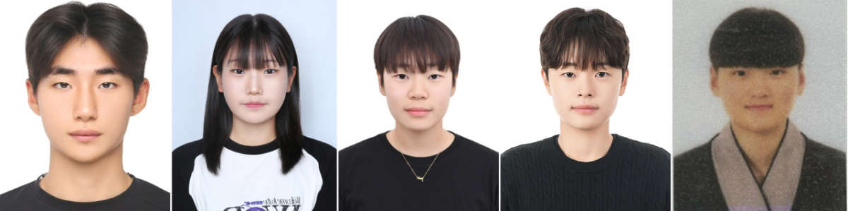 국가대표 상비군으로 발탁된 중원대 필드하키부 최정희·손나라·안해인·안해민·엄지은.(왼쪽부터)/사진제공=중원대