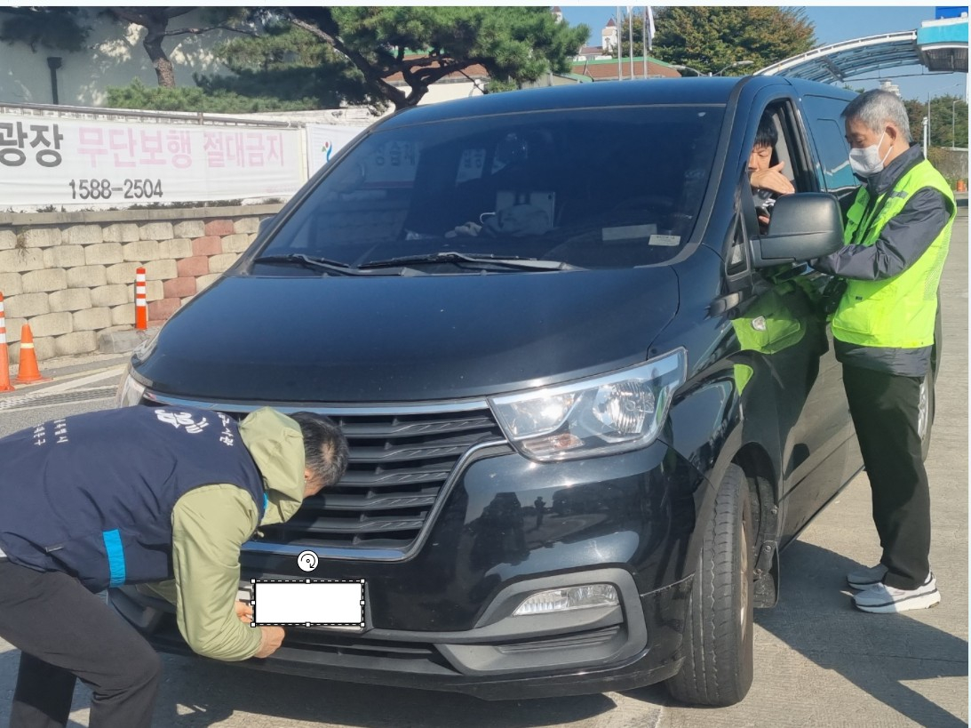 톨게이트 합동단속 모습 /사진제공=서울시