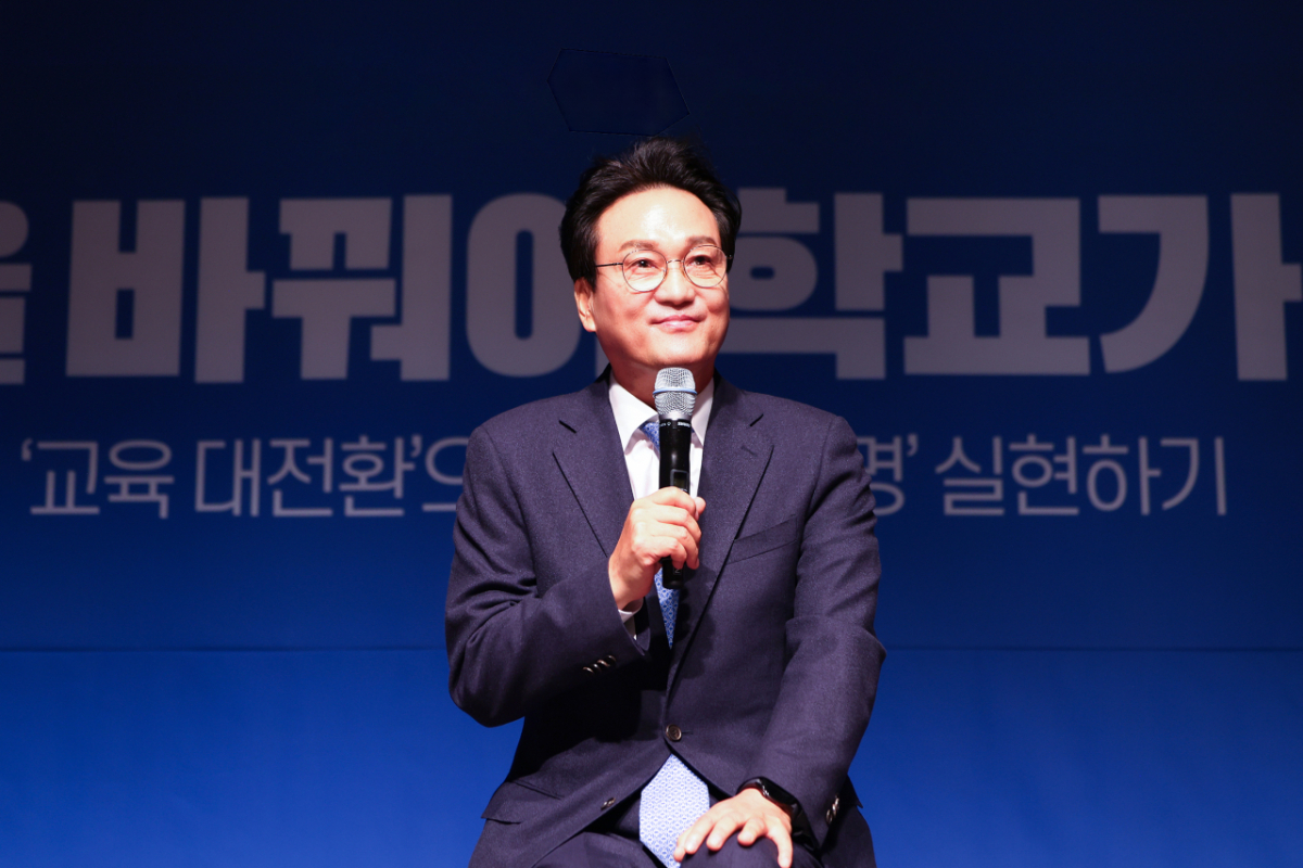 안민석 경기도교육감 당선/사진제공=민선 6기 경기도교육감직 인수위원회