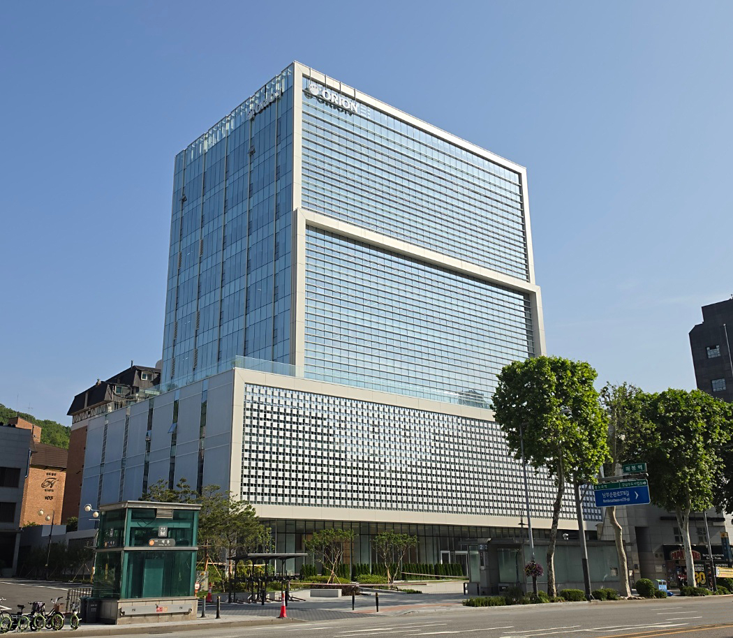 오리온 신사옥 전경 이미지./사진=오리온