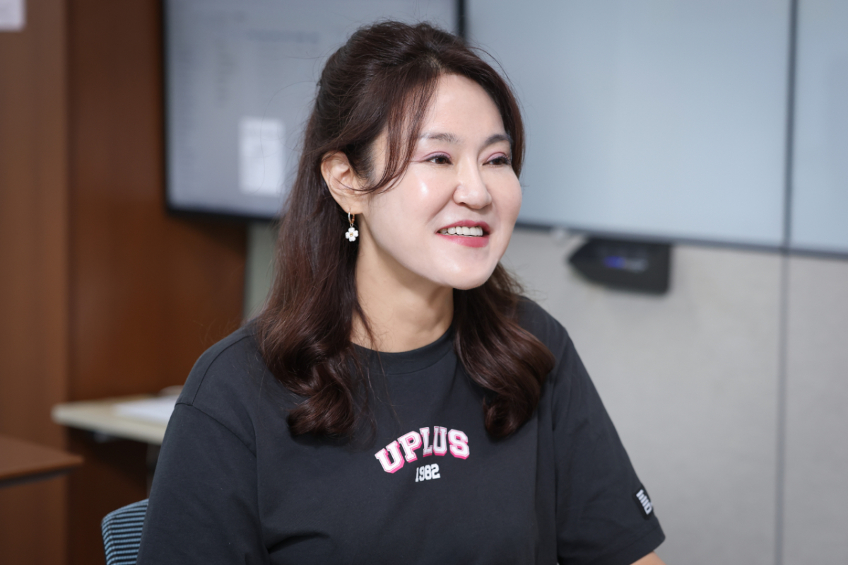 정혜윤 LG유플러스 CX센터장./사진제공=LG유플러스