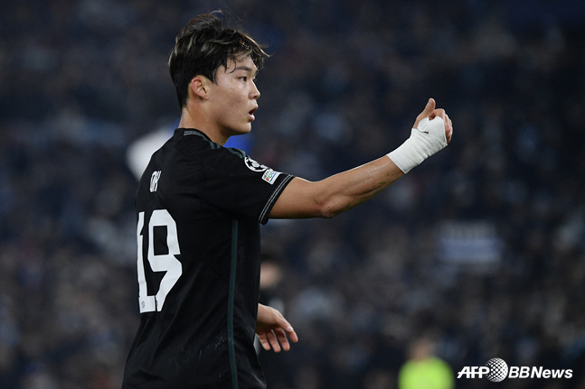 셀틱 시절 오현규. /AFPBBNews=뉴스1