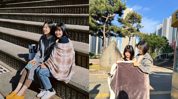 박지연이 송시안과 다정한 모습을 공개했다./사진=박지연 인스타그램